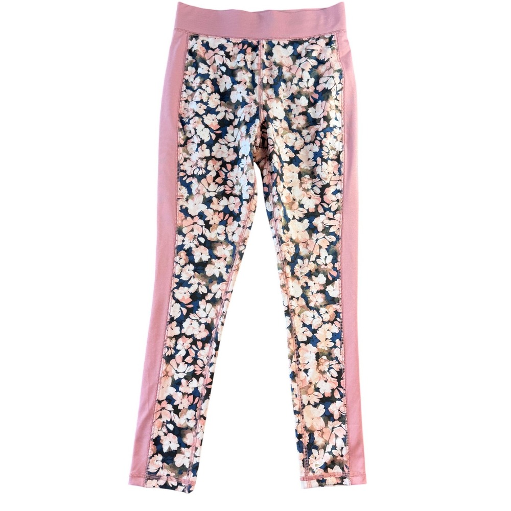 OshKosh Bgosh Girls Pink Floral Athletic‎ Leggings Size 12 Activewear Pants